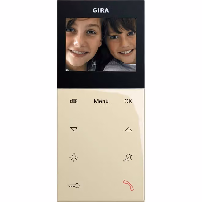 Gira 123901 Postazione abitativa Video AP Plus Sistema 55 Bianco crema