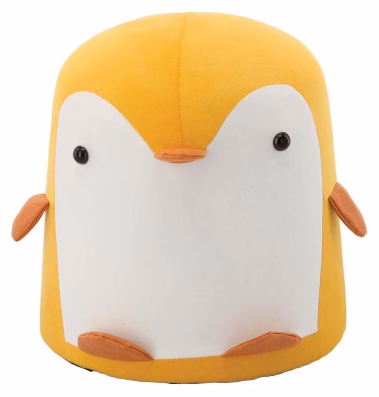 Pouf Pinguino - giallo 28 × 34 cm