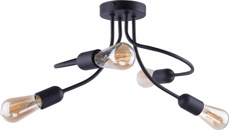 Lampada a soffitto FADO E27 nero TK Lighting Lampada Illuminazione interna Lampade moderne
