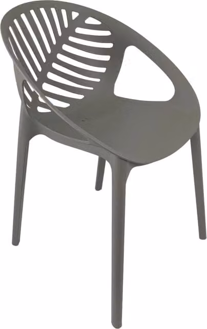 Marvin Sedia In Polipropilene Sierra Poltrona Da Interno Esterno Giardino Impilabile Design Moderno Natura Taupe/4 Sedie