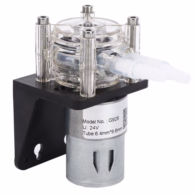 Pompa peristaltica di alta qualità ad alta portata, resistente alla corrosione, con testa in PC trasparente, 500 ml/min