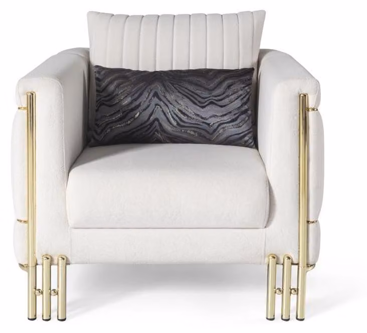 Sessel Club Lounge Designer Lehn Moderne -Qualität Sessel 1 Sitzer Polster
