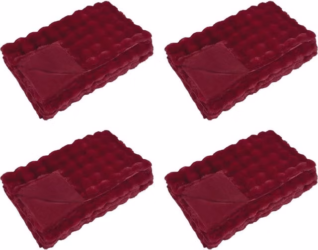 Coperta antiscivolo in sintetica di coniglio Olite 4 pz