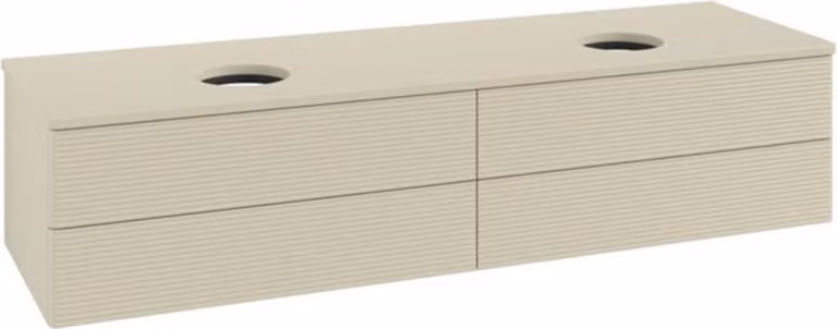Mobiletto V&B con struttura frontale, con illuminazione Antao 160x50cm, WBP colore Lac, laccato si Gr m