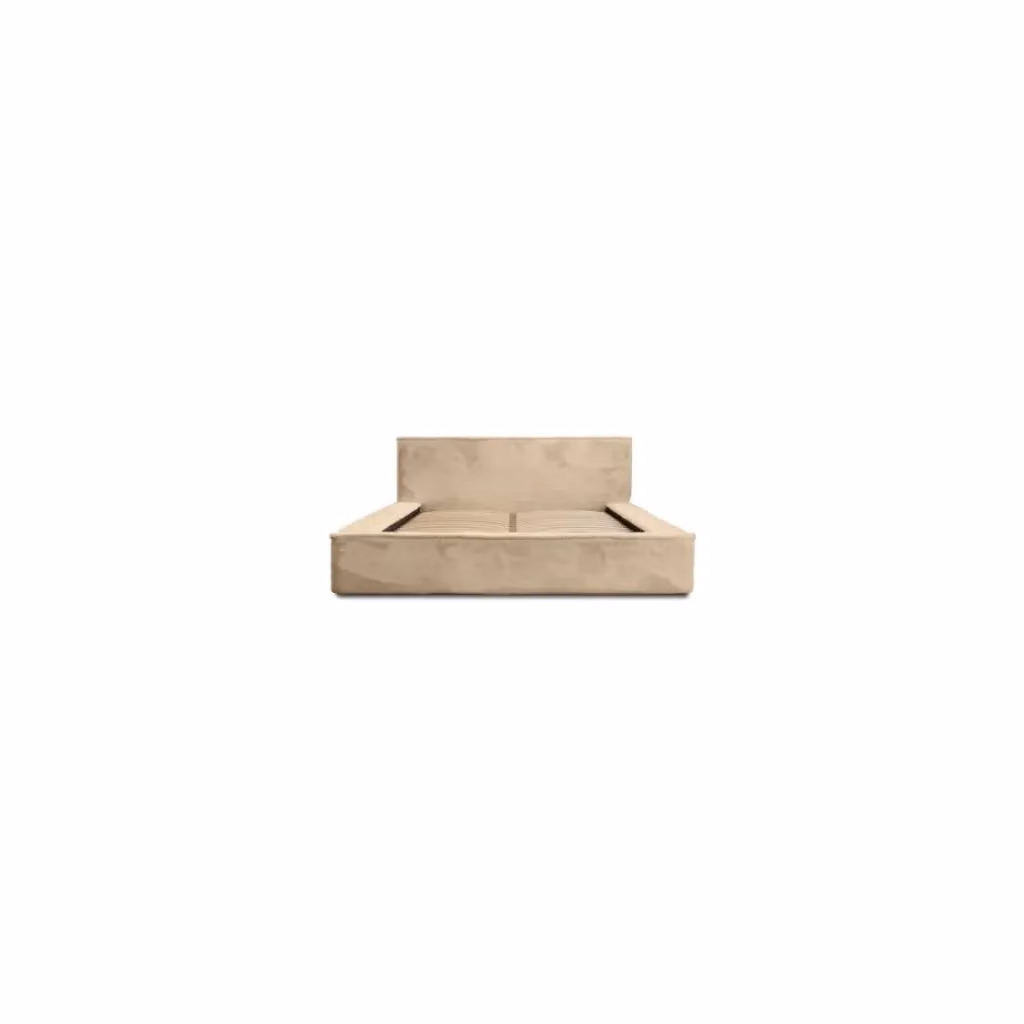 Letto contenitore ORLANE Meublorama Beige L/P: 160 x 200 cm con rete sollevabile e design moderno – 2