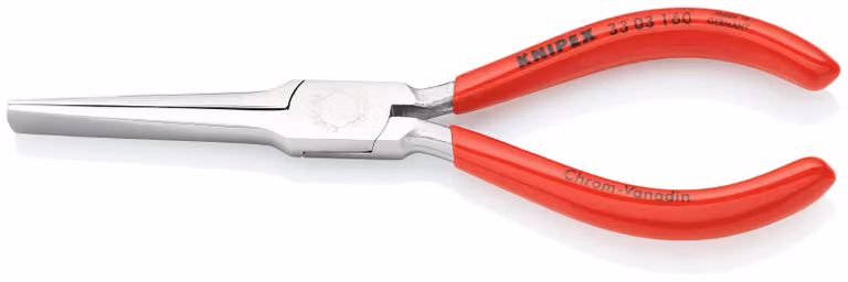 KNIPEX 33 03 160 Pinza per tessere con rivestimento in plastica cromato 160 mm