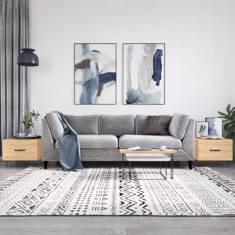 Maison Exclusive - Tavolini da salotto 2 pezzi in rovere Sonoma 50x50x40 cm Materiale ligneo