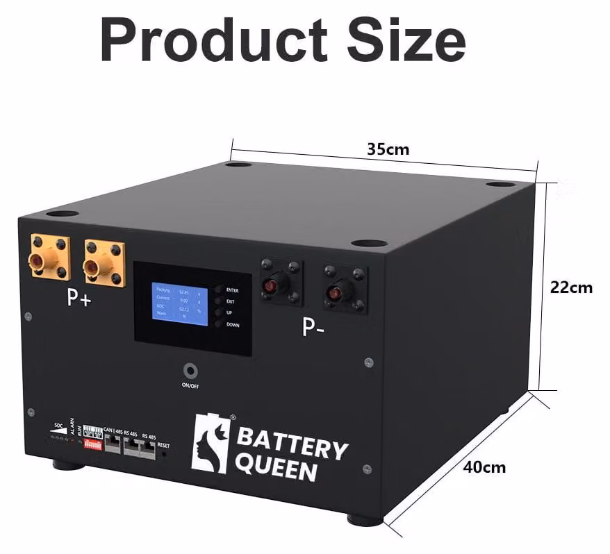 Batteria - 48V, 105Ah di capacità - 5kW di potenza - Per l'accumulo di energia solare