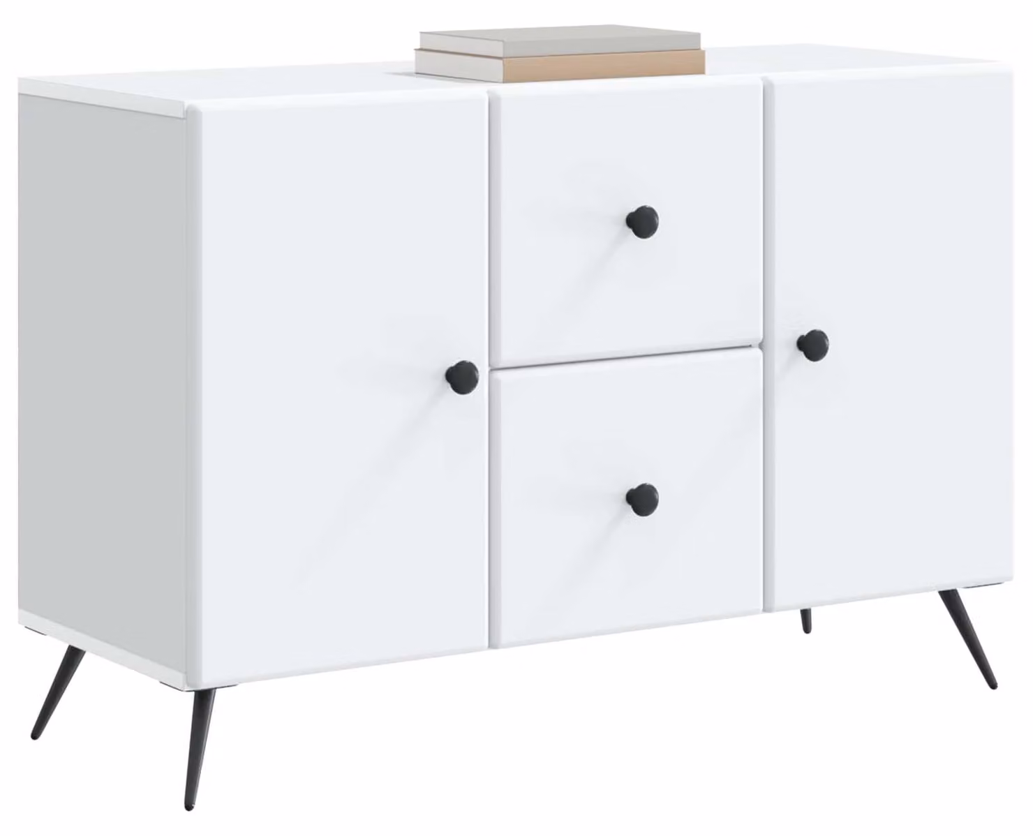 Credenza Bianco 89 x 34,5 x 60 cm Legno ingegnerizzato