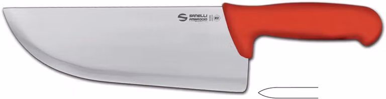 Coltello colpo cm 28 rosso linea Supra di Sanelli Ambrogio