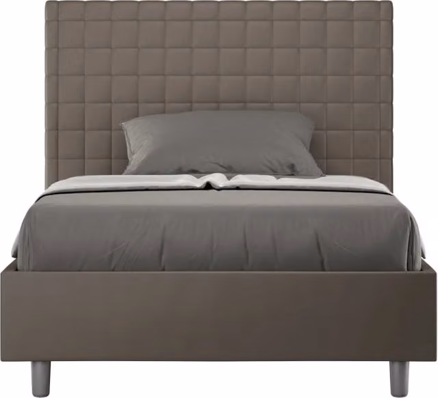 Letto Singolo 80x200 cm con Rete Sunny Cappuccino