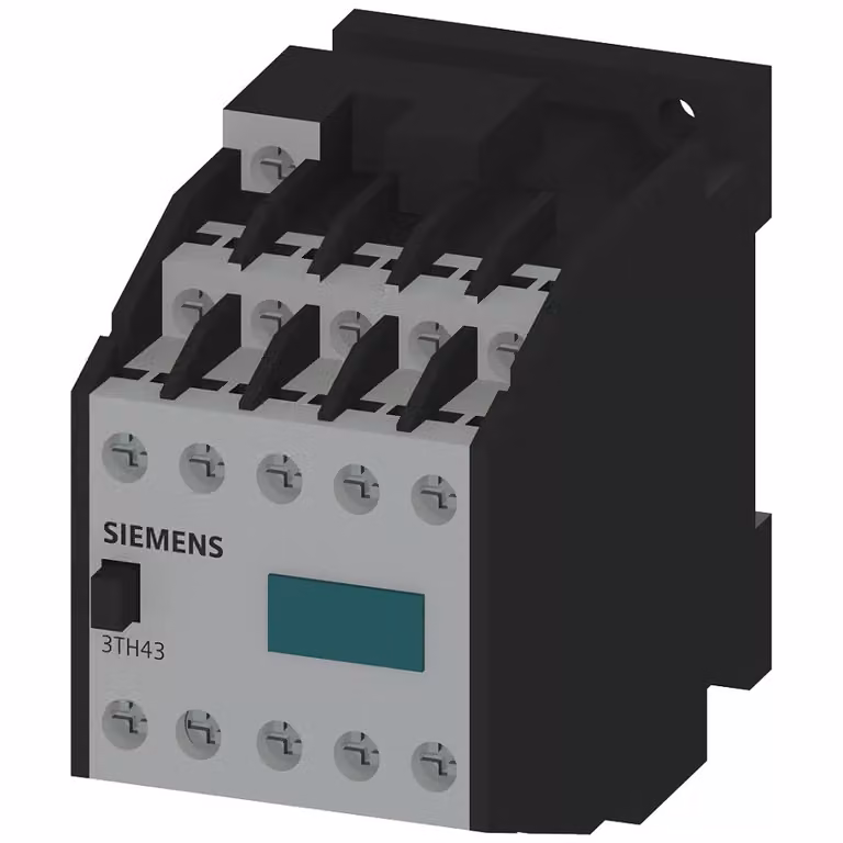 Contattore ausiliario Siemens 55E, 5NO+5NC, alimentazione CA, 42 V CA, 50 V CA, 3TH43550AD0