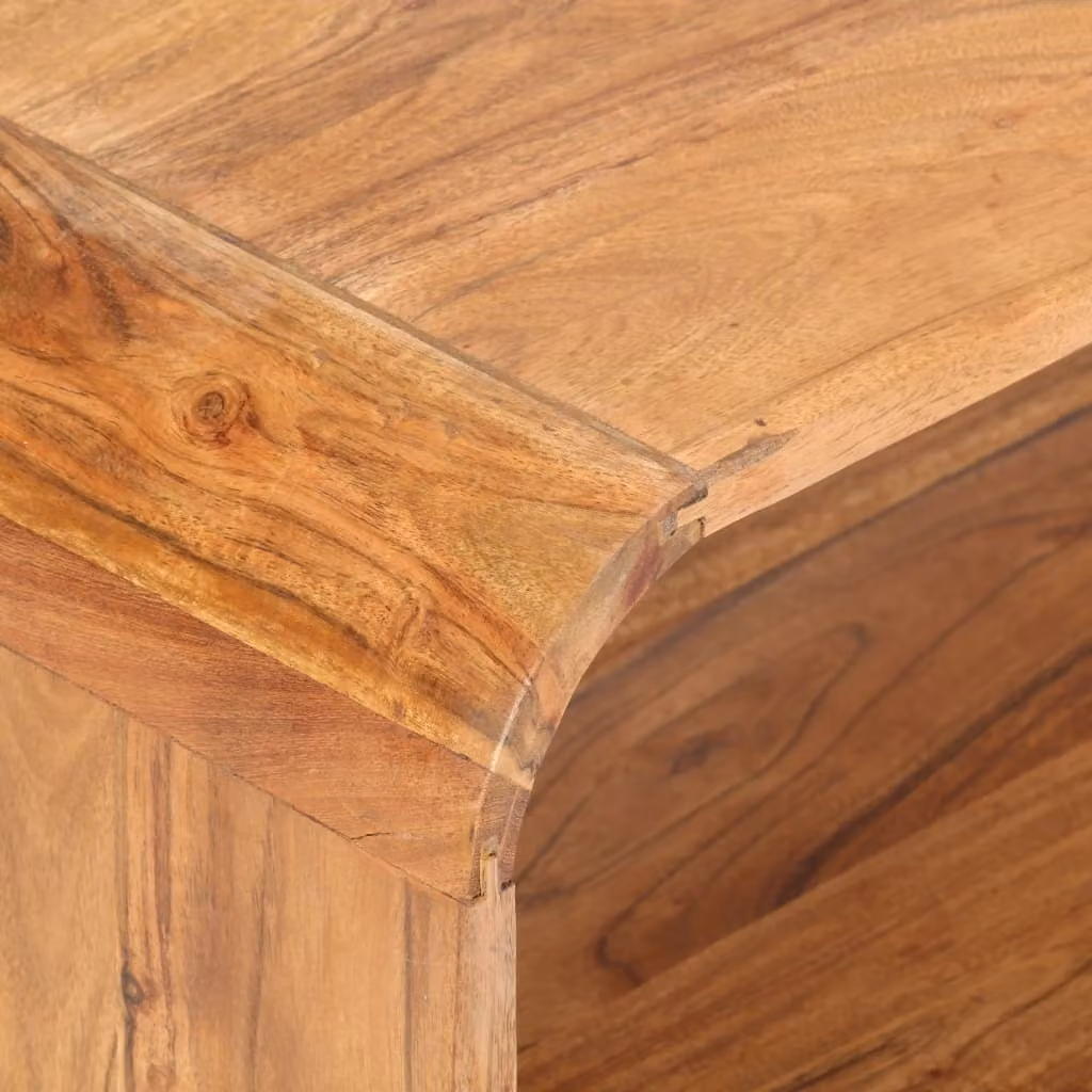 vidaXL Tavolino 90x50x30 cm in legno massiccio di acacia