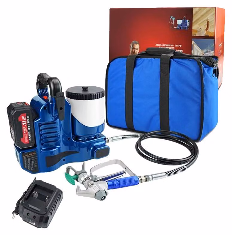 Pistola a spruzzo senza aria, potenza 500W, capacità del serbatoio 1,2 litri, con 1 batteria inclusa