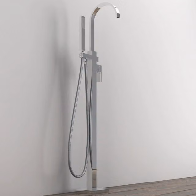 Gruppo vasca 005 rubinetto incasso pavimento vasche free standing ottone