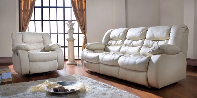 Leder Funktion Couch Dreisitzer Couch 3Sitzer Polster Sofa Sofas Couchen Italien