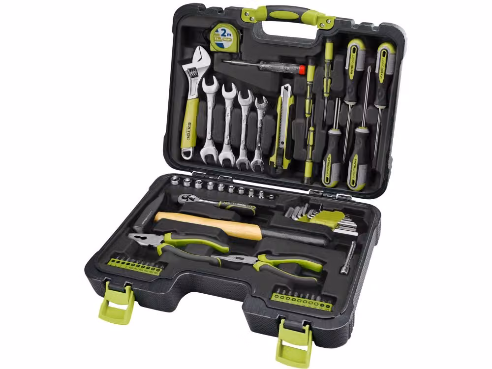 EXTOL CRAFT 6583 Set di utensili 59 pezzi, 1/4", CrV