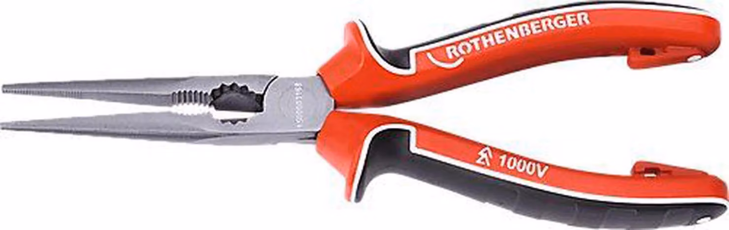 Pinza elettrica a becchi piatti Rothenberger, diritta, 200 mm, 1 pz.