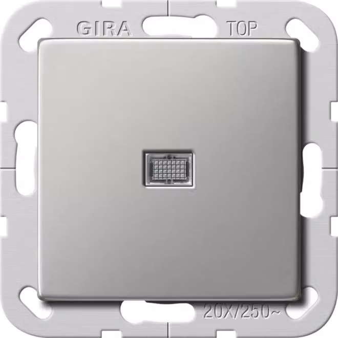 Interruttore a bilanciere BS 20 AX Off, a 2 poli, sistema di controllo 55, acciaio inossidabile 2834600