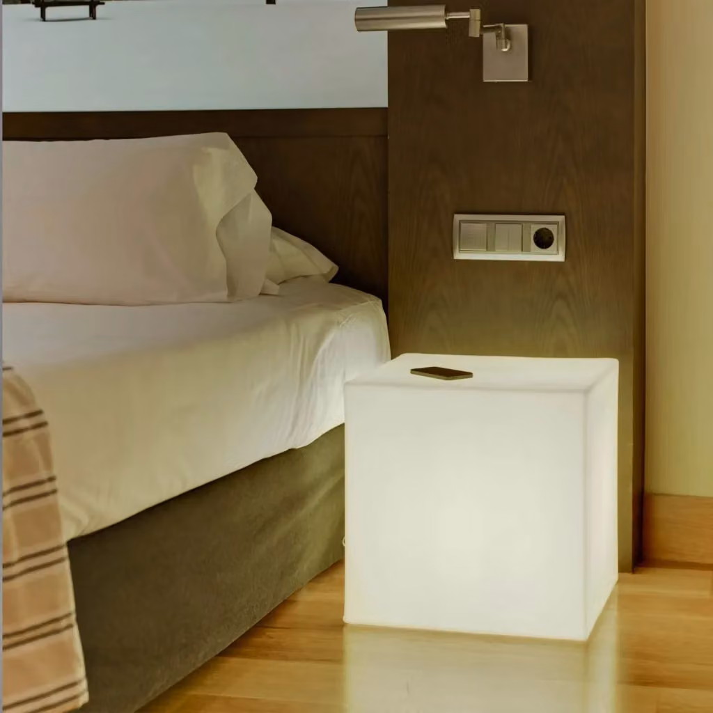 LÚZETE Lampada da esterno Cuby 45 bianca con luce LED fredda e protezione IP65 – 2