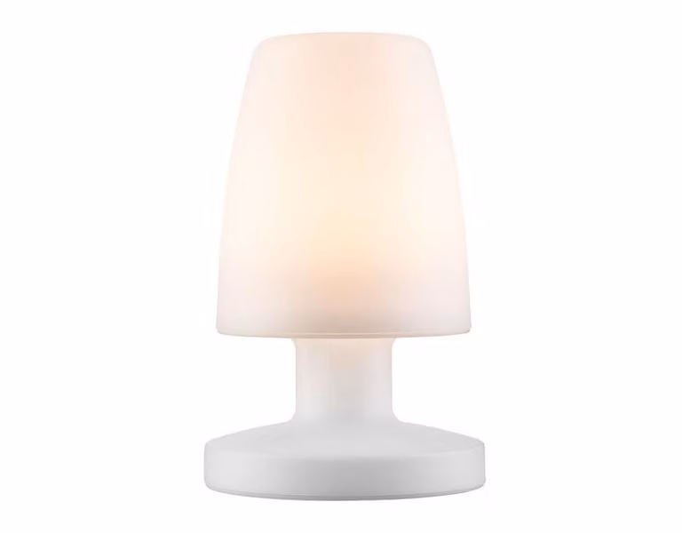 Livarno home LED lampada da tavolo per esterni lampada a cono senza cavo di ricarica USB