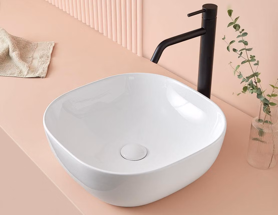 Lavabo da appoggio NAPOLI 49,5 cm x 39,5 cm x 15h, bianco