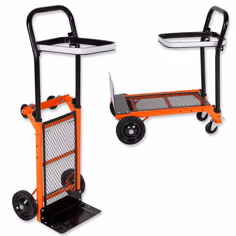 Varan Motors - HT4002 Carrello portasacchi multiuso Carrello rotante Carrello portarifiuti Carico massimo 80KG