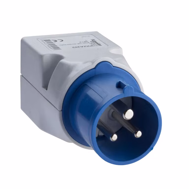 Schneider Electric Adattatore PK, CEE, 2 prese, per l'Italia, 16 A, 2p+E, 230 V CA PKZA202