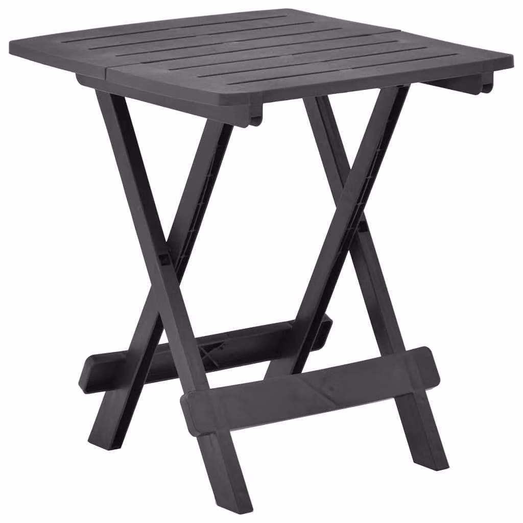 Tavolo pieghevole da giardino, ideale per balconi e giardini, dimensioni 45 x 43 x 50 cm