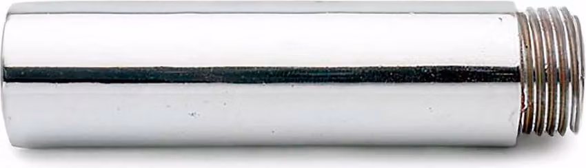 Prolunga cromata per rubinetto. 1/2" x 10 cm