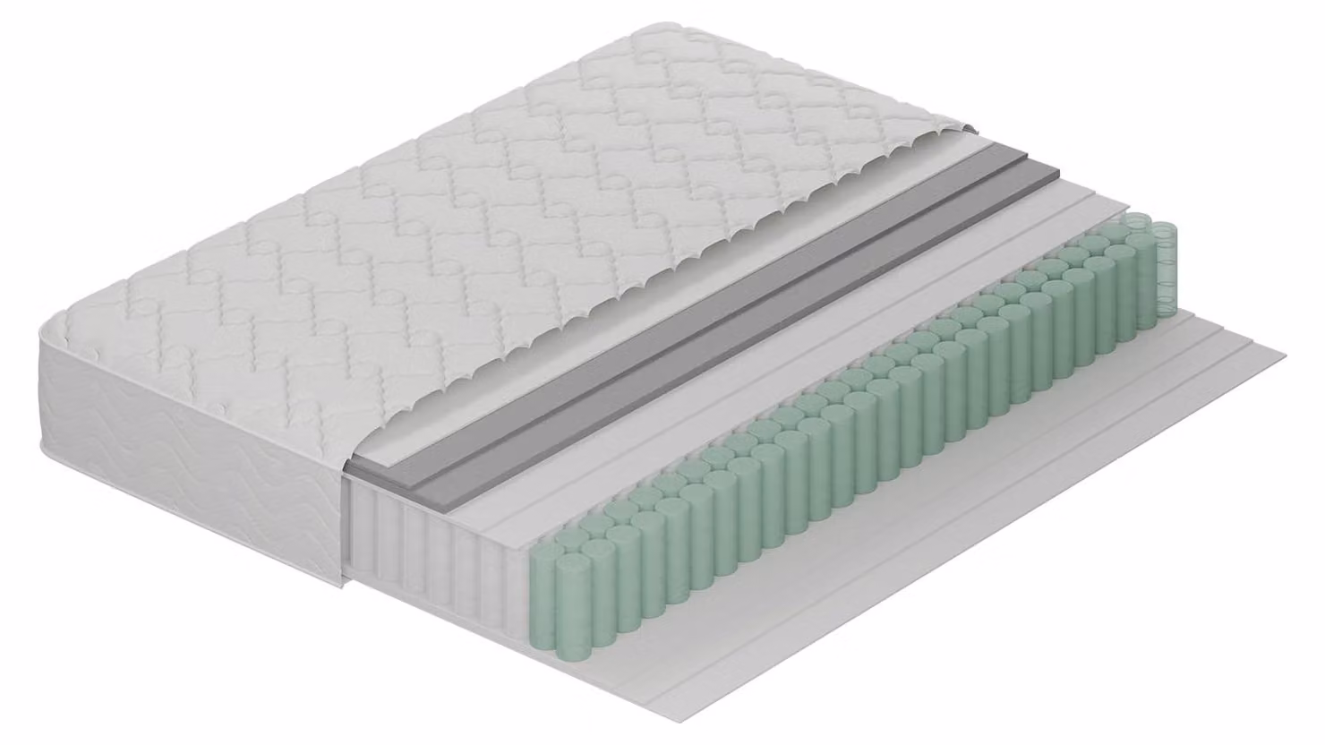 Materassi indipendenti con molle insacchettate, dimensioni 90 x 200 cm, altezza 20 cm, adatti a adulti e bambini
