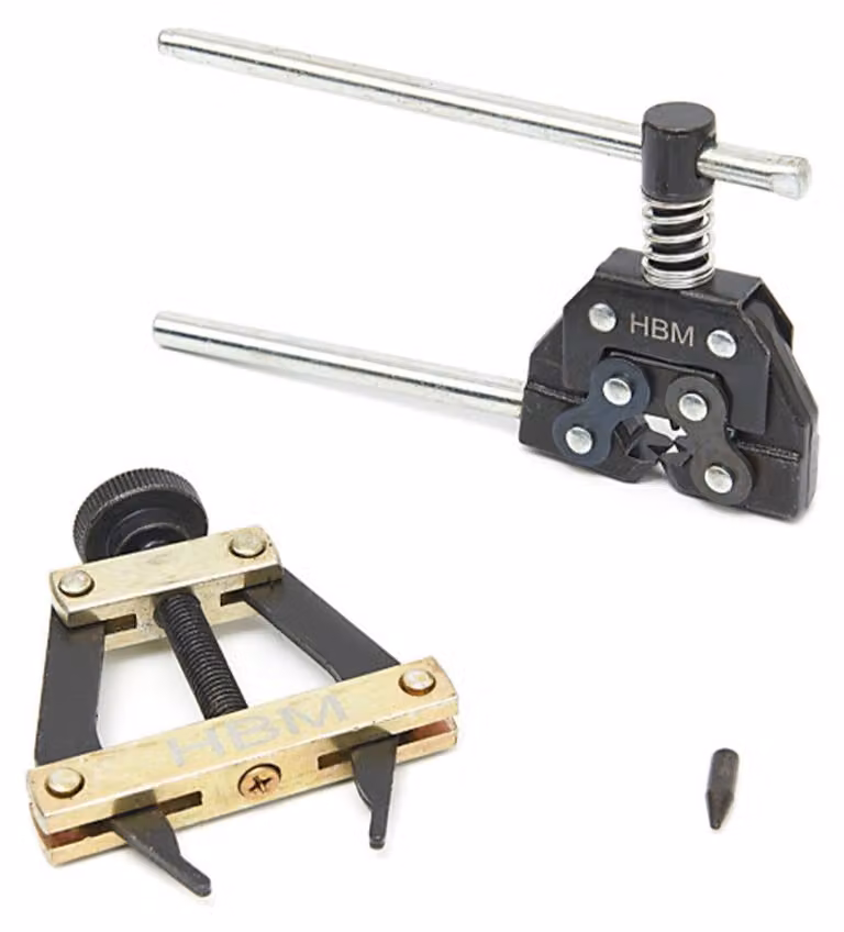 Kit-set attrezzi per catena a rulli per bicicletta, catene da moto, Hbm