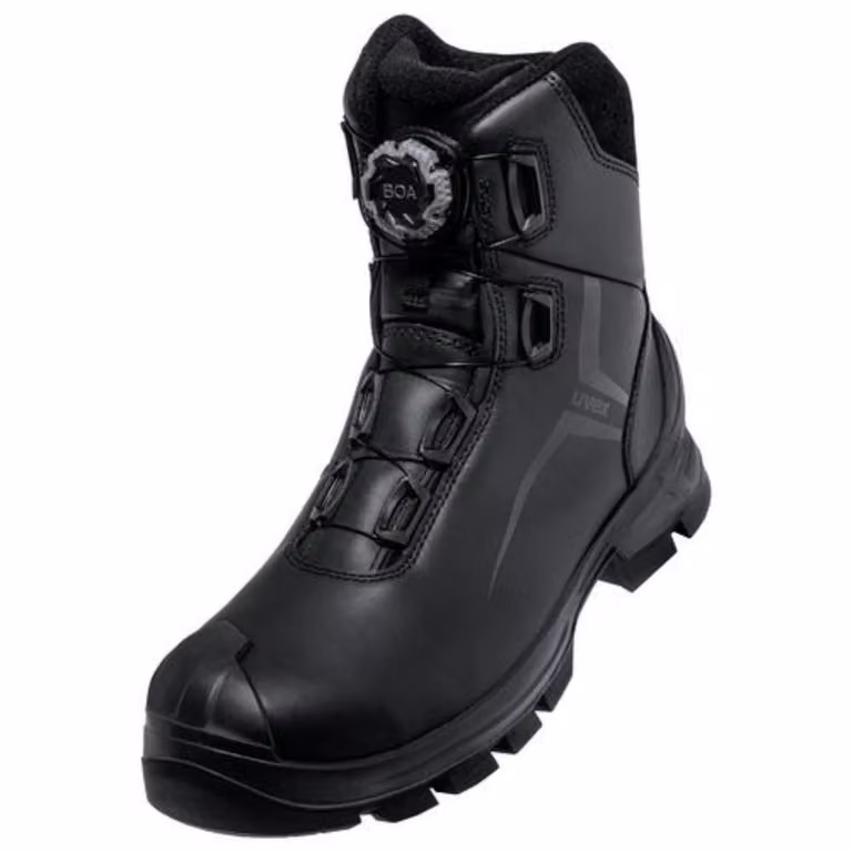 Uvex 2 MACSOLE, Donna, Adulto, Stivali di sicurezza, Nero, 338 - 345 cm, ESD, HI, HRO