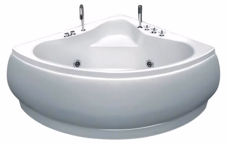 Massage Badewanne Whirlpool Spa Whirlwanne Hydromassagewanne 135x135 cm