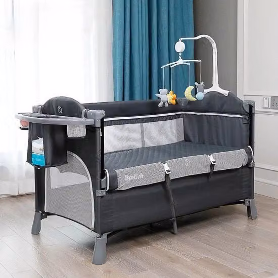 Letto per Bambini 3 in 1 - Culla Ripiegabile - Per Bambini da 0 a 3,5 anni - Massimo 15 kg - Culla per Bambini - Matrimoniale 2 in 1 - Leggero - Rapido da Ripiegare