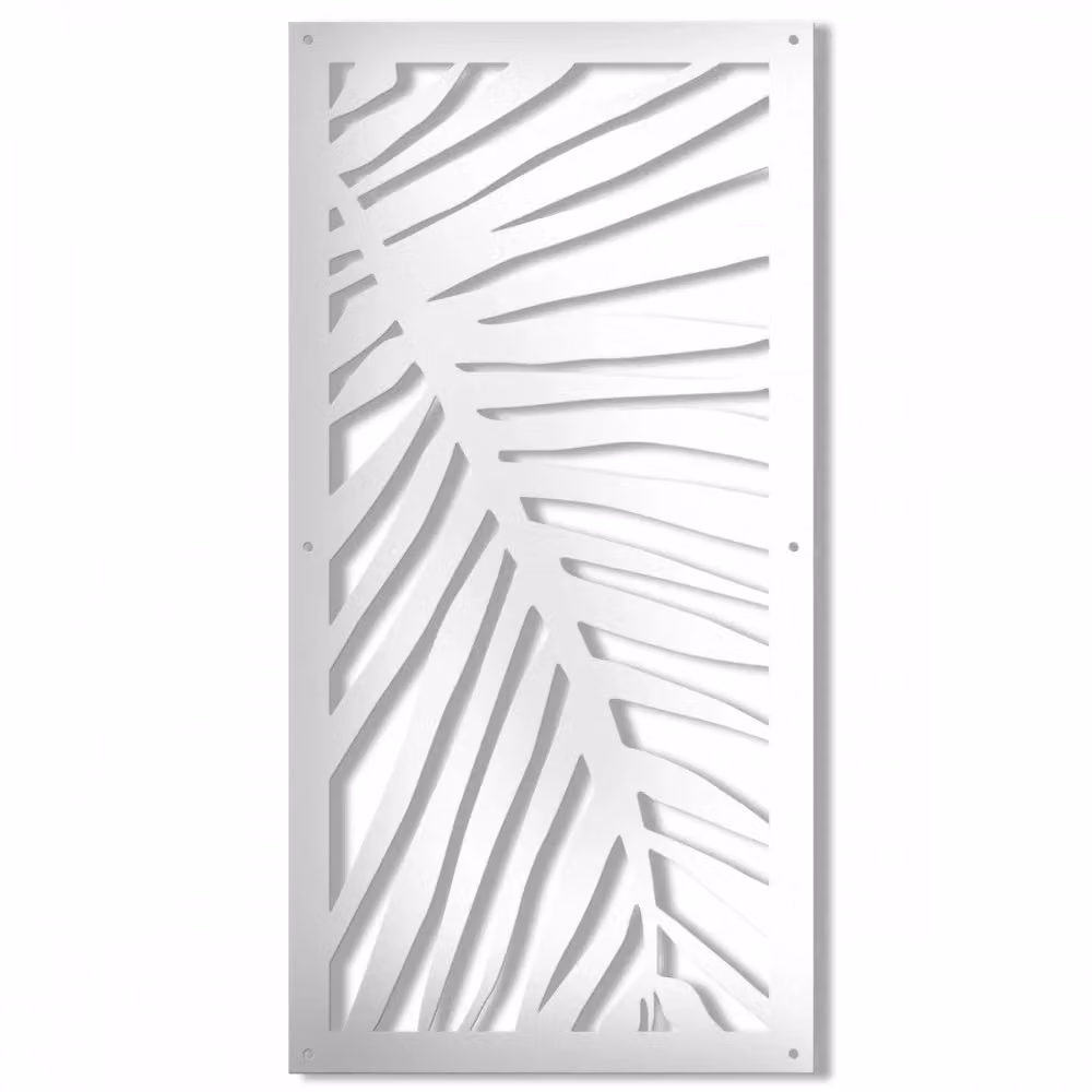 Pannello in PVC traforato Signorbit Palma, Colore: bianco, L: 98 cm, P: 10 mm, H: 198 cm – 2