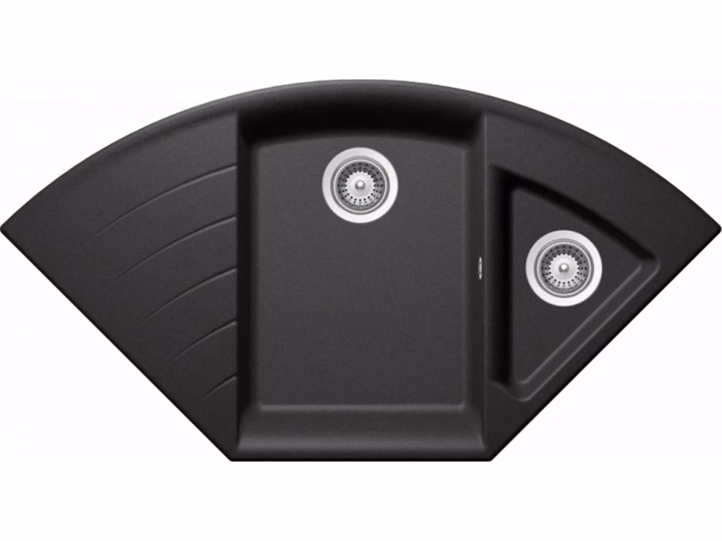 Lavello sottopiano Schock Lotus C-150 U Stone incl. vasca per gli avanzi