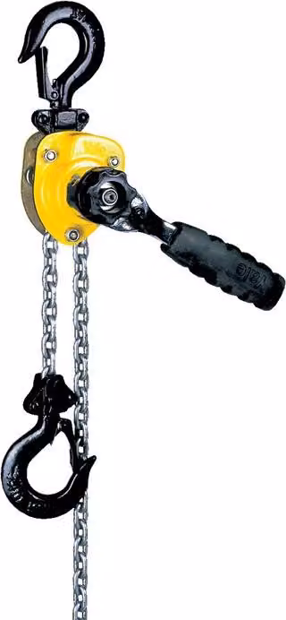 Paranco a leva Yalehandy portata 500 kg altezza di sollevamento 3 m senza frizione YALE