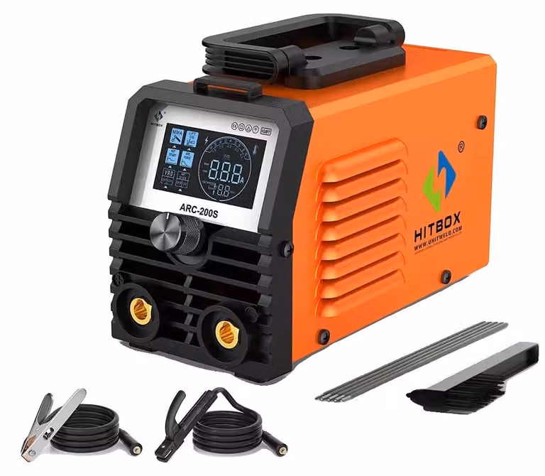 Saldatrice MMA portatile, con display digitale, modello ARC200S