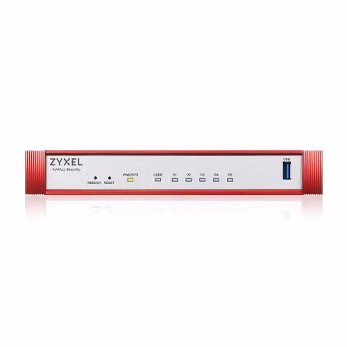 Firewall hardware Zyxel USG FLEX 50H-EU0101F con porte USB-A ed Ethernet/LAN, colore rosso – 2