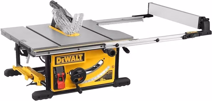Banco Sega DeWalt DWE7492-QS Giallo con Motore da 2000W e Disco da 250 mm – 2