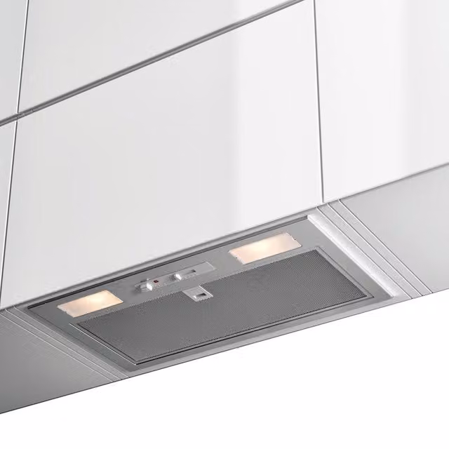 Cappa a incasso Faber Inka Smart HCX A52 argento con display LED L: 52 cm