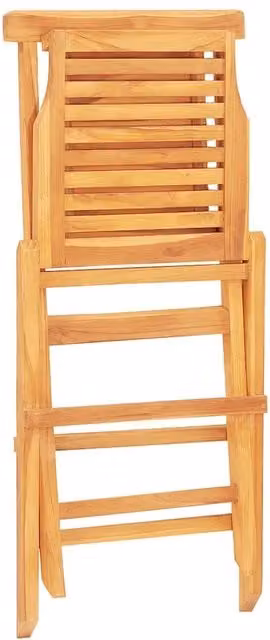 Sedie da Giardino Pieghevoli 4 pz | Sedie da Esterno 47x63x90cm Legno Massello Teak