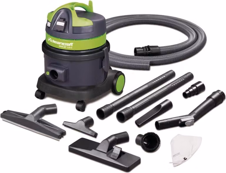 Cleancraft Nasssauger und Trockensauger wetCAT 116 E inkl. Werkzeug-Steckdose