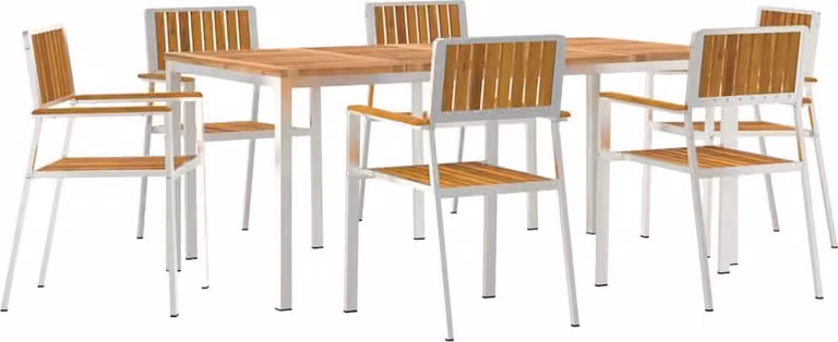 Set da pranzo per esterni 7 pcs
