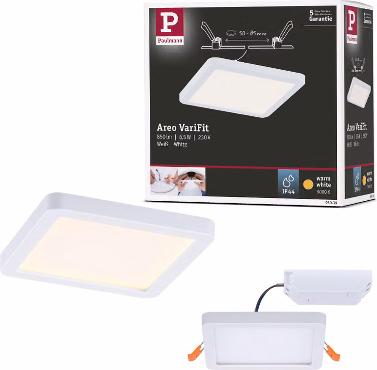 Pannello da incasso LED Paulmann VariFit Areo