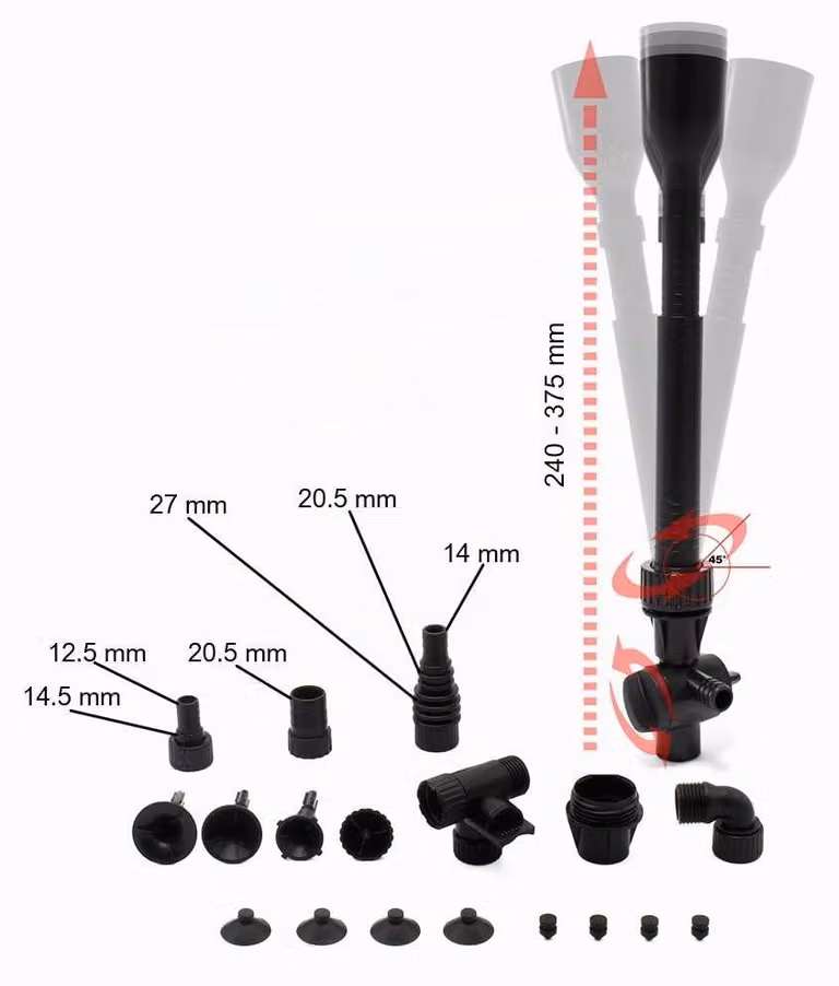 Pompa per fontane Forever Speed, 1500 litri/ora. Adatta per fontane, giochi d'acqua, stagni, fontane, pompe per l'acqua, fontane da giardino e corsi d'acqua artificiali