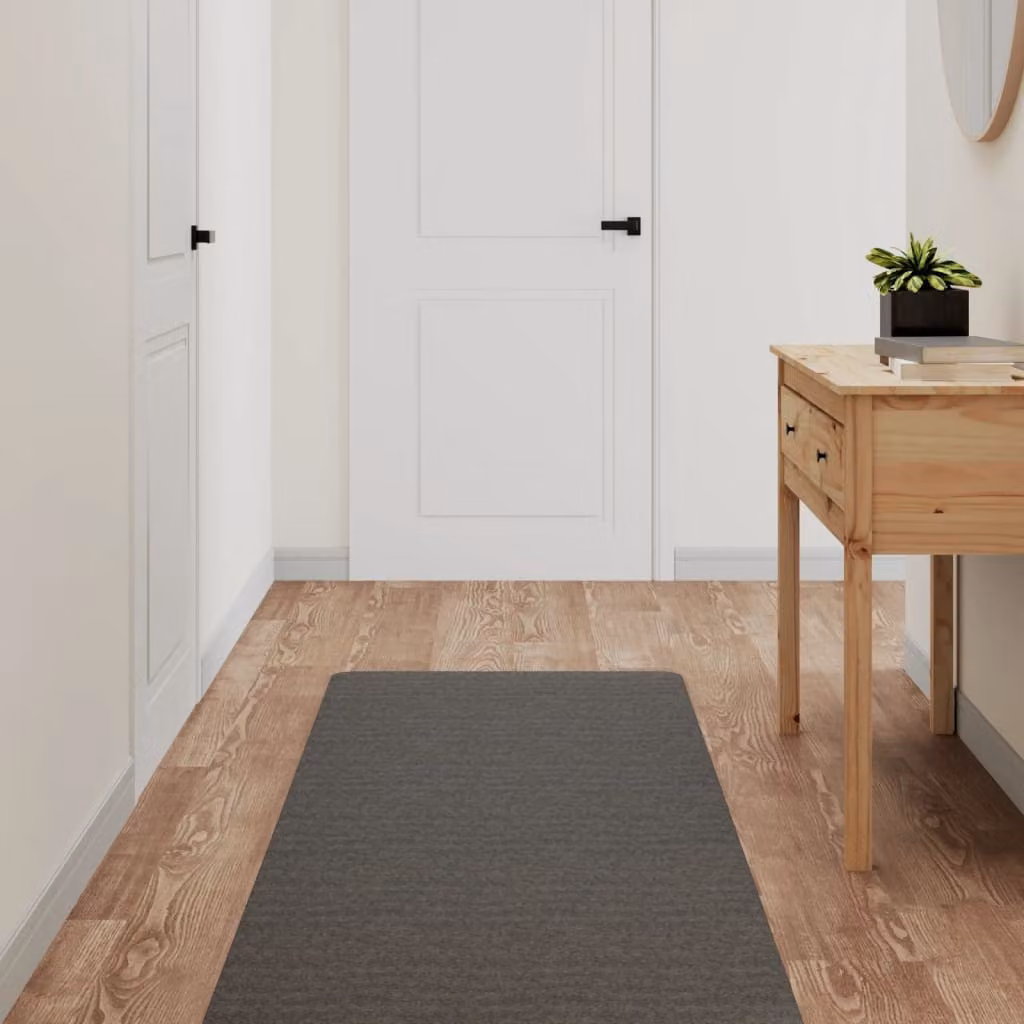 vidaXL Tappeto Corsia Antracite Lavabile L: 60 cm, P: 180 cm