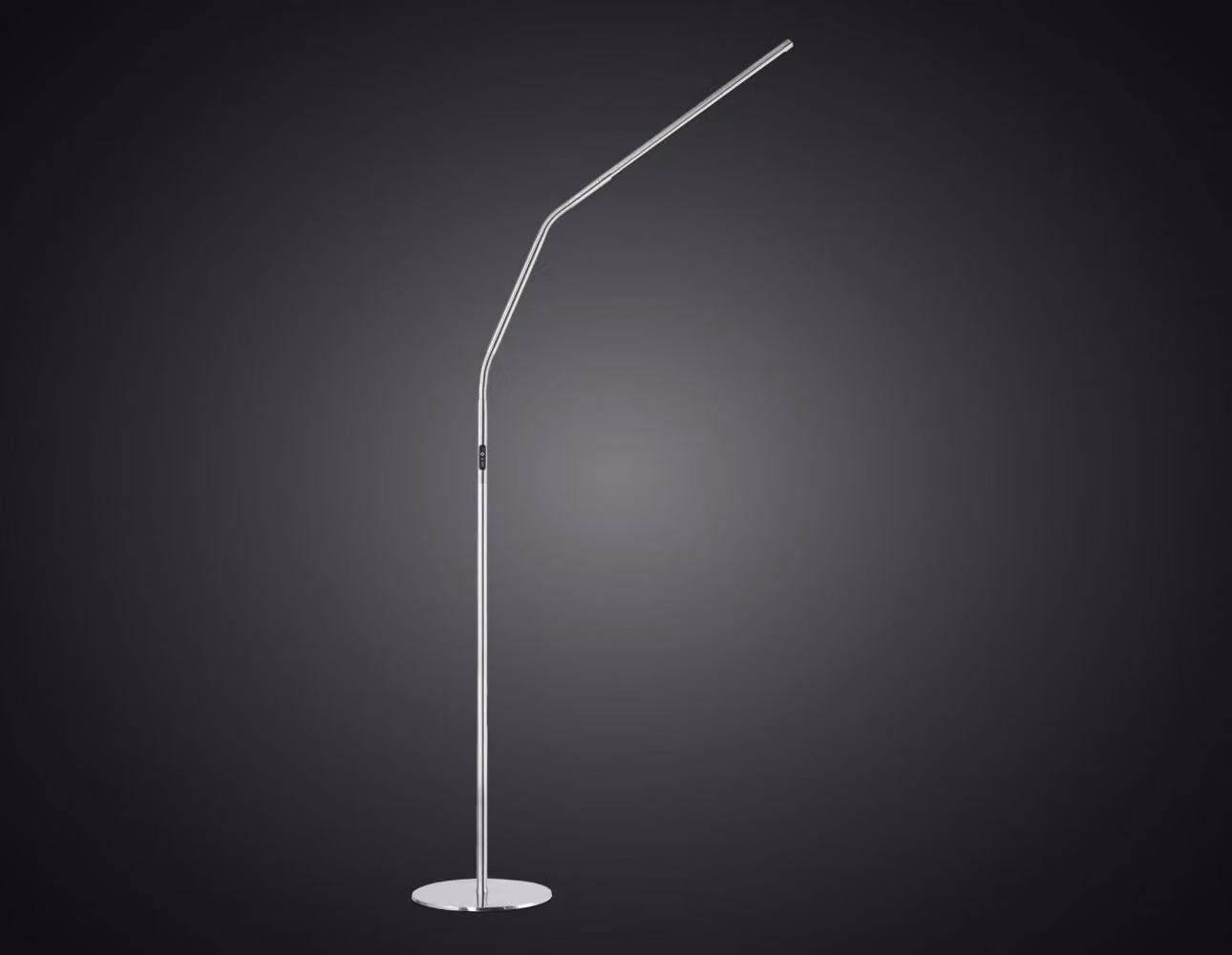 Daylight Slimline 4, lampada da terra a LED da 13,6 W in acciaio spazzolato