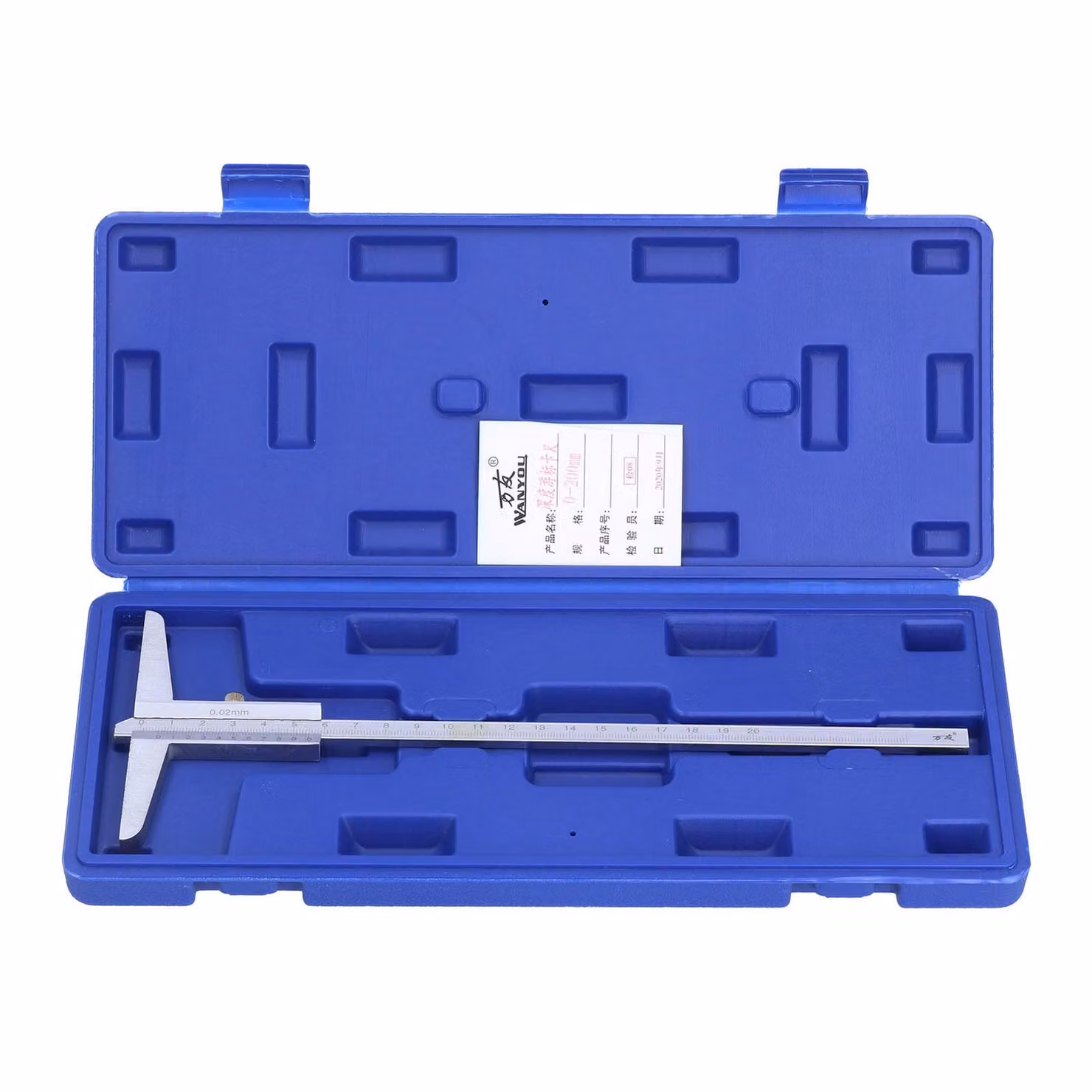 Calibro a profondità per metalli, precisione 0,02 mm, micrometro, strumento di misura 0–200 mm
